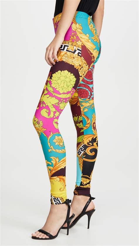 versace inspired leggings|high waisted liquid legging Versace.